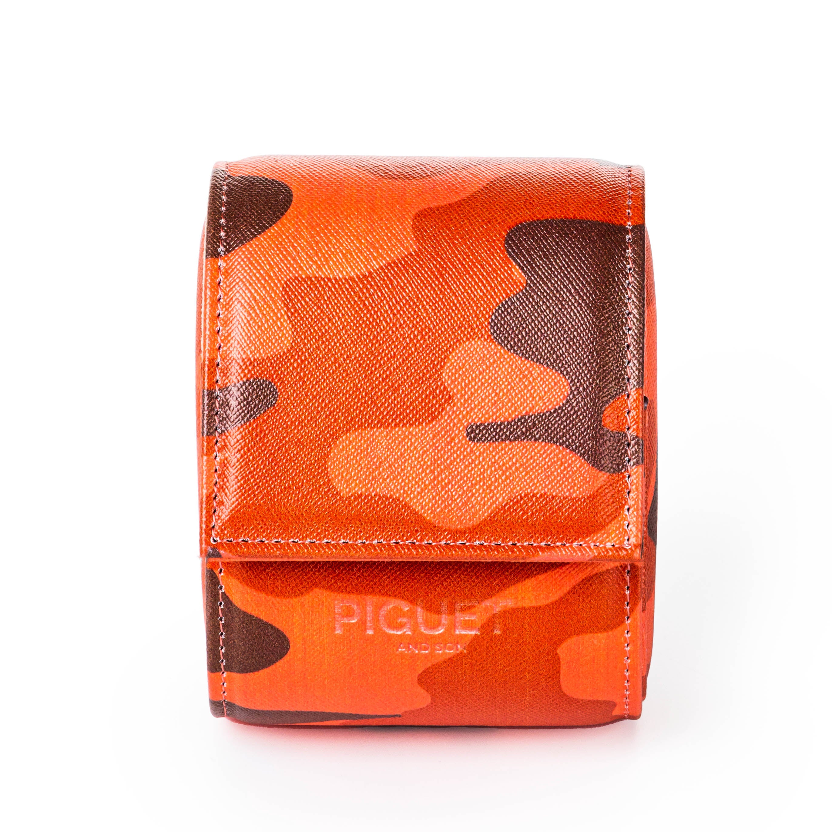 Red Camo Watch Roll - One Watch