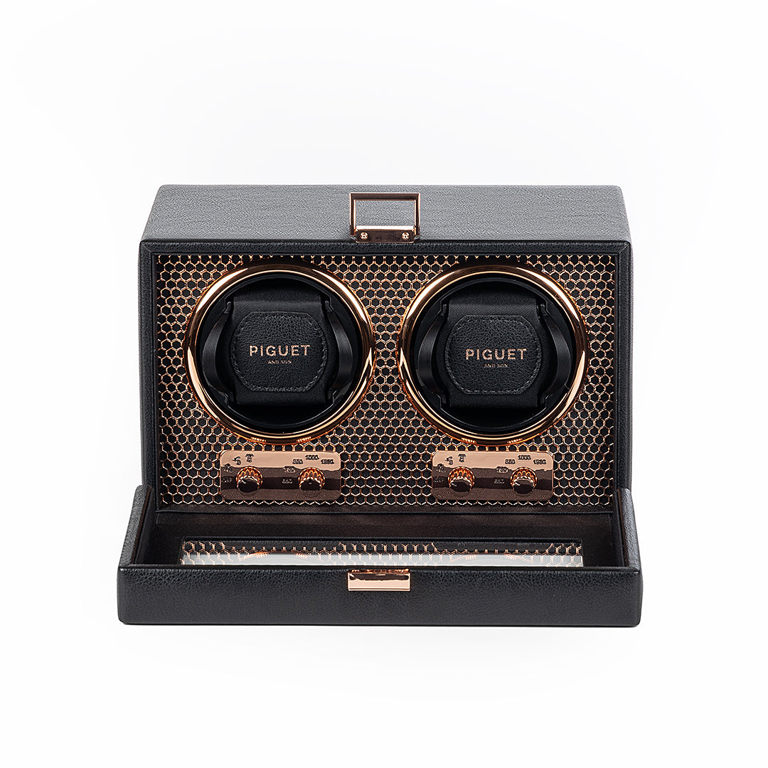 Double Watch Winder - Racing Rose Gold Edition