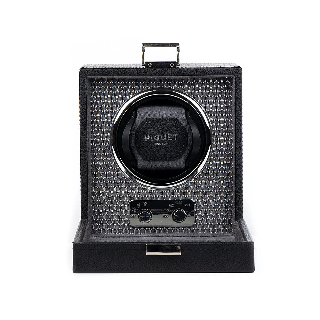 Single Watch Winder - Racing Silver Edition