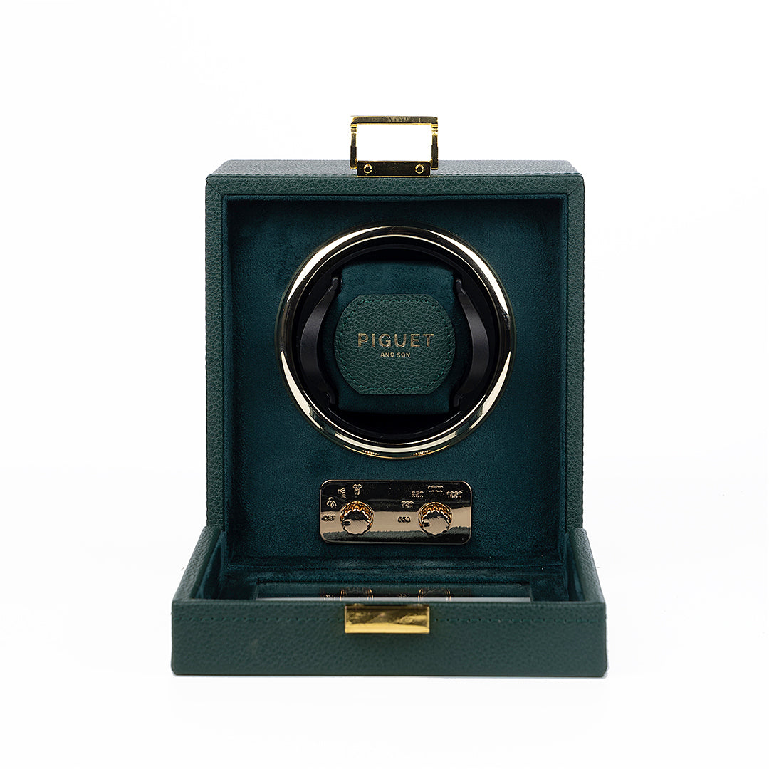 Single Watch Winder - Racing Green Edition