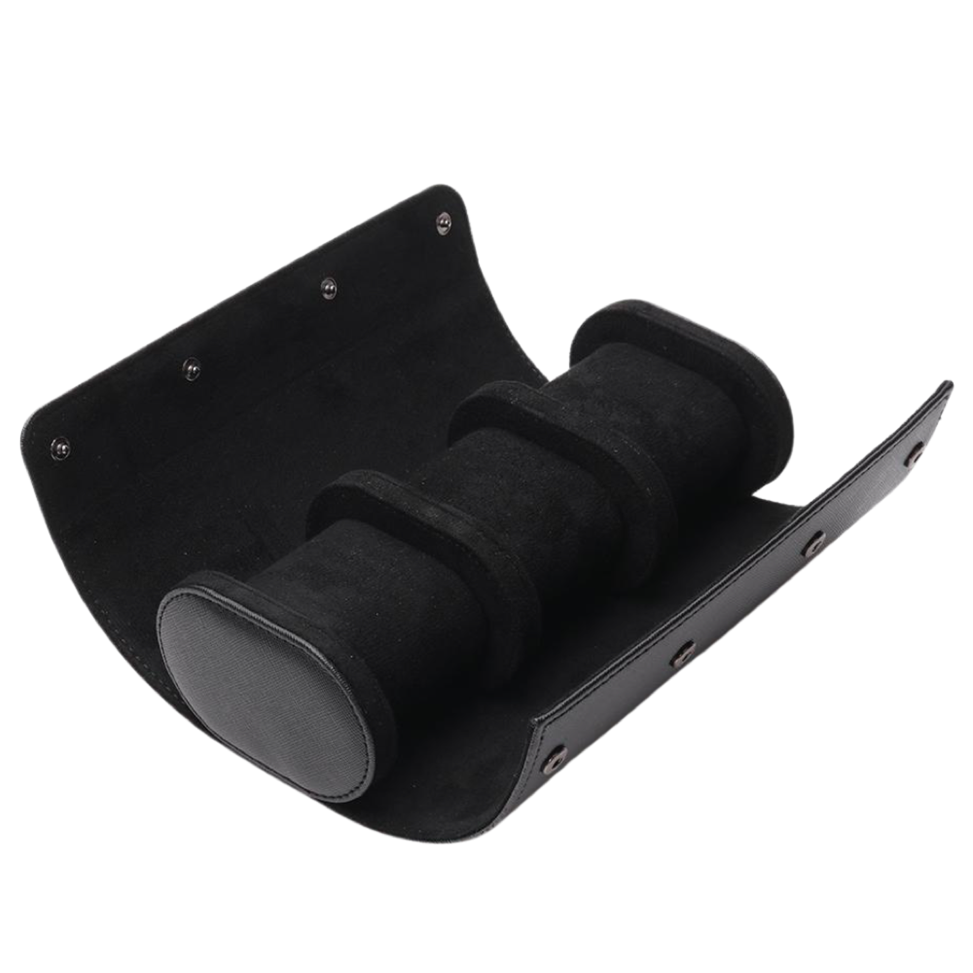 Watch Roll - Black Leather